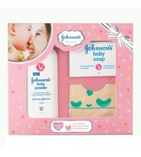 Johnson's Baby Care Collection - with Organic Cotton Bib, 3 pcs 